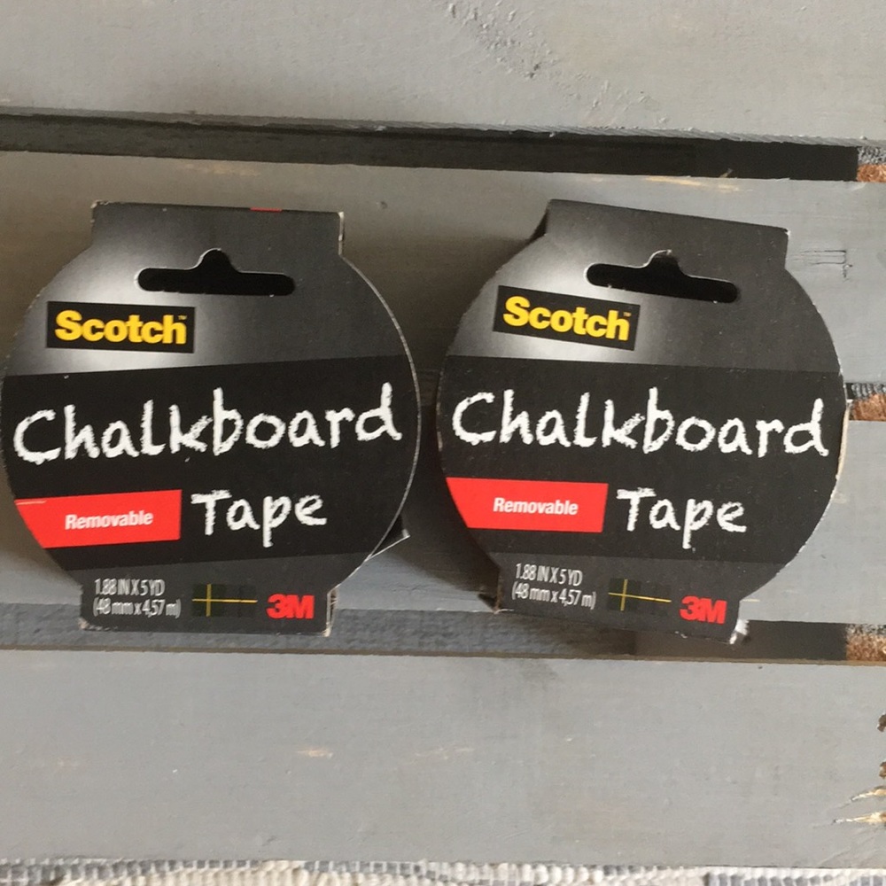 2 Rolls of Scotch Chalkboard Tape